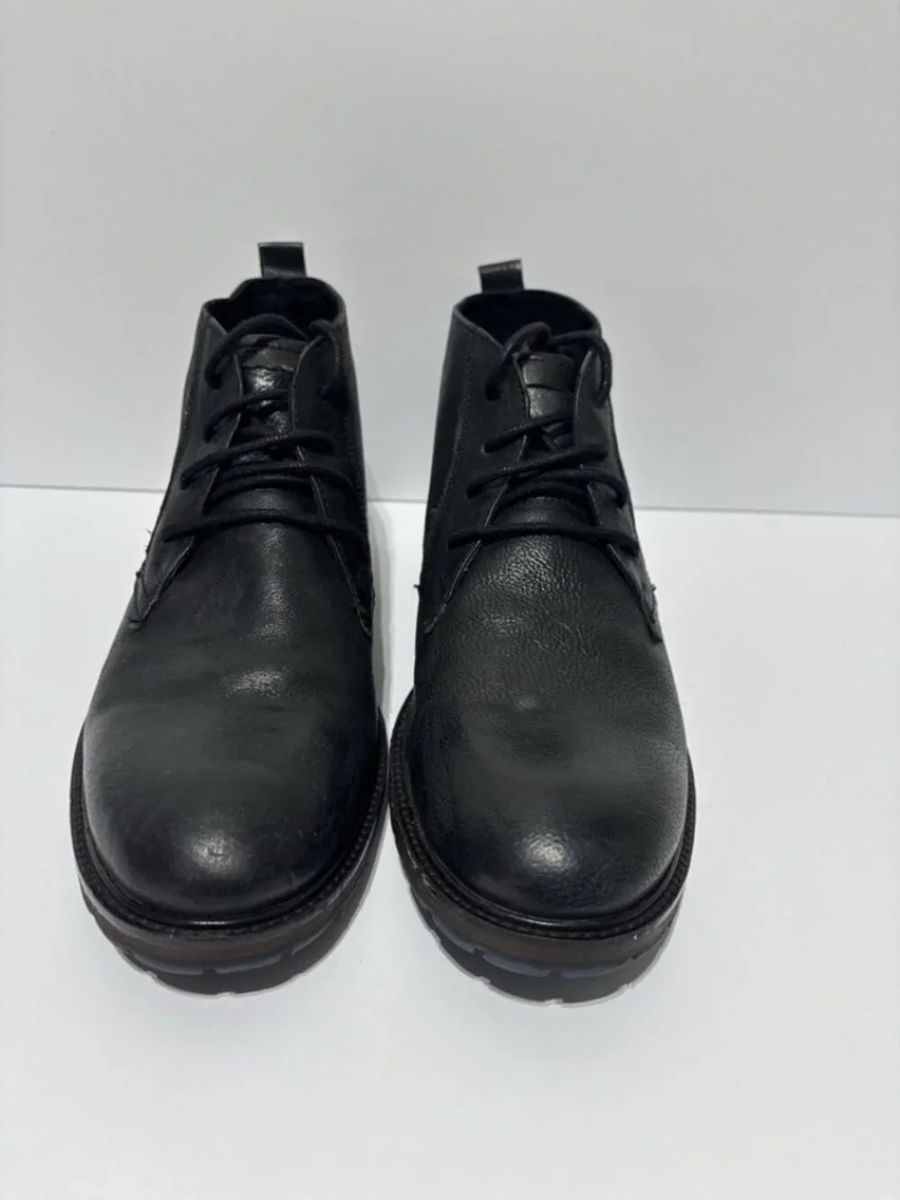 GBX Men’s McFee Black Lace-Up Boots, Size 11.5 M